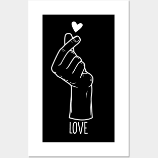 Love Hand Sign Posters and Art
